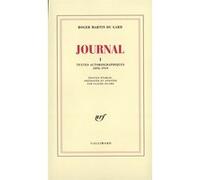 Journal Roger Martin Du Gard (Auteur), Claude Sicard (Edité par)