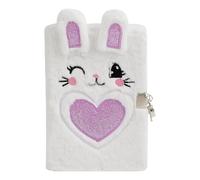 Journal secret en peluche pour filles, journal intime en peluche avec carnet multifonction en peluche de 80 pages | Carnet de fournitures scolaires aux couleurs vives pour dessiner, agendas, secrets