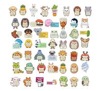 Journal Sticker, Daily Mantra Set, Uplifting Script Design, Sun Resistant Phone Decoration, Mental Health Awareness, Student Reward Material, Versatile Small Size For Water Bottles