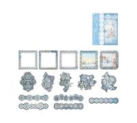 Journal Sticker Flowers Lace Series Stickers Stickers Scrapbooking Supplies For Notebooks Téloms Téléphone Et Projets Artistiques Scrapper Lovely Lace Series Journal For Projects