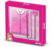 Barbie Varsity-Coffret Cadeau avec Journal et Stylo à Bille Fashion, Rose