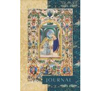 Journal: The Library Collection: Beautiful Vintage Illustration Leaf From Book Of Hours: Annunciation, Nativity, And Two Prophets (Ca. 1485) And ... Birds By William Morris. Perfect For Display.