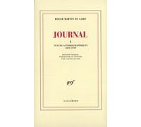 Journal - Tome 1, Textes Autobiographiques (1892-1919)