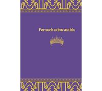 Journal vierge pour la foi, la réflexion et le but : inspiré par la reine Esther pour les femmes chrétiennes et juives, cadeau élégant et de haute qualité