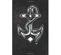 Journal: Vintage Anchor Tattoo Design Dot Grid Tattoo Flash Sketching Journal