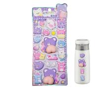 Journaling Stickers Set - Creative Paper Decals for Memory Keeping | Matte Finish Adhesive Artwork with Mixed Themes, Smooth Tear Backing, Scrapbook Notebook Calendar Decoration Use 8.46x3.74 in