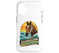 Journalisme Cheval, Course de Chevaux, Santa Anita, Del Mar Horses Coque pour iPhone 16