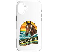 Journalisme Cheval, Course de Chevaux, Santa Anita, Del Mar Horses Coque pour iPhone 16 Plus