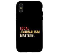 Journalisme Local Matter Journaliste Reporter Writer Auteur TV Coque pour iPhone X/XS