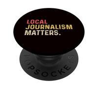 Journalisme Local Matter Journaliste Reporter Writer Auteur TV PopSockets PopGrip Adhésif