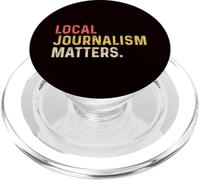 Journalisme Local Matter Journaliste Reporter Writer Auteur TV PopSockets PopGrip pour MagSafe
