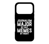 Journalisme Major by Day Memes Night Étudiant Journaliste Job Coque pour iPhone 17 Pro