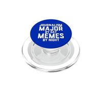 Journalisme Major by Day Memes Night Étudiant Journaliste Job PopSockets PopGrip pour MagSafe
