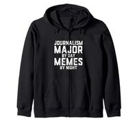 Journalisme Major by Day Memes Night Étudiant Journaliste Job Sweat à Capuche