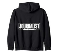 Journalist Journalism Emploi Presse Reporter Journalist Sweat à Capuche