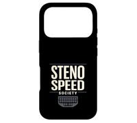 Journaliste judiciaire sténographe Reporter Tribunal reportering Coque pour iPhone 17 Pro