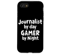 Journaliste par Day Gamer by Night News Writer Journalism Gear Coque pour iPhone SE (2020) / 7/8
