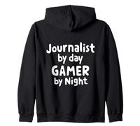 Journaliste par Day Gamer by Night News Writer Journalism Gear Sweat à Capuche