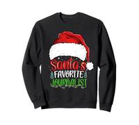 Journaliste préféré du Père Noël Journaliste de Noël drôle Sweatshirt