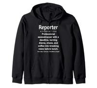 Journaliste reporter drôle Sweat à Capuche