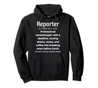 Journaliste reporter drôle Sweat à Capuche