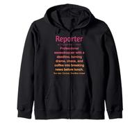Journaliste Sweat à Capuche