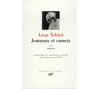 Journaux et Carnets Léon Tolstoï (Auteur), Michel Aucouturier (Préface), Gustave Aucouturier (Edité par)