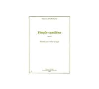 Journeau - Simple Cantilène Op. 50 - Violon et Orgue