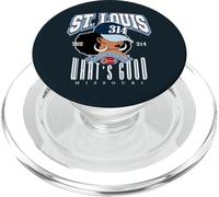 Journée 314 STL | St. Louis Pride et Afro Girl Excellence PopSockets PopGrip pour MagSafe