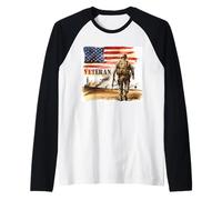 Journée commémorative de la fierté militaire des soldats américains patriotiques américains Manche Raglan