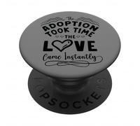 Journée d'adoption l'amour est Venu instantanément Maman PopSockets PopGrip Adhésif