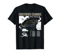 Journée de Christophe Colomb Italo-Américain T-Shirt Graphique avec Valeur