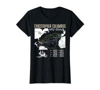 Journée de Christophe Colomb Italo-Américain T-Shirt Graphique avec Valeur