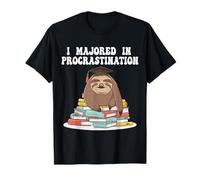 Journée de Fin d'études Amusante pour Les diplômés de ma spécialisation en Procrastination T-Shirt