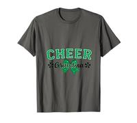 Journée de jeu sportif Cheer Bow Squad Vibes Funny Mother's Day T-Shirt