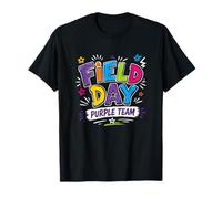 Journée de Jeu sur Le Terrain, équipe Violette, Professeur, étudiants, Enfants, journée de Jeu 2026 T-Shirt