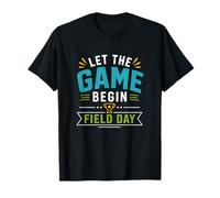 Journée de Jeu sur Le Terrain Laissez Les Jeux Commencer Relais Enseignant étudiant T-Shirt