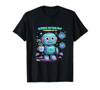 Journée de la Science-Fiction - L'IA Rencontre l'univers | Retro Futurist T-Shirt