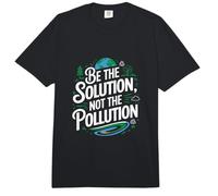 Journée de la Terre Contre Le Changement Climatique - Soyez la Solution, Pas la Pollution Comfort Colors Adult Heavyweight T-Shirt
