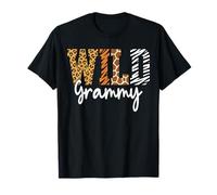 Journée de la Terre Mère à Motif Animalier Wild Grammy T-Shirt