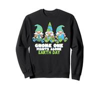 Journée de la Terre Mère GNOME on se Bat Seul Porter Vert Sweatshirt