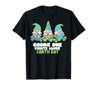 Journée de la Terre Mère GNOME on se Bat Seul Porter Vert T-Shirt