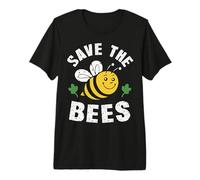 Journée de la Terre Sauvons Les Abeilles T-Shirt Haut de Gamme