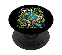 Journée de la Terre : Sauvons Notre planète : Sensibilisation aux Amoureux de la Nature PopSockets PopGrip Adhésif