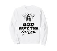 Journée de la Terre Save The Bees : Dieu protège la Reine Sweatshirt