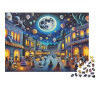 Journée de la Ville Morte Puzzle 1000 Pièces Adultes intéressant Puzzles 1000 Pièce Défi Jouet Décor À La Maison 70x50cm/1000pcs