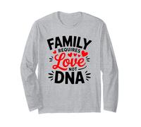 Journée de l'adoption de la Belle-mère Adoptive Family is Love Not DNA Manche Longue