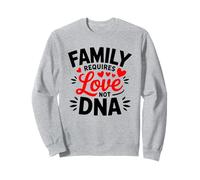 Journée de l'adoption de la Belle-mère Adoptive Family is Love Not DNA Sweatshirt