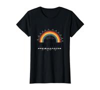 Journée de l'unité : Nous appartenons Tous, Arc-en-Ciel, diversité et Inclusion T-Shirt, Femme, Noir, XS