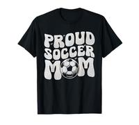 Journée de match de la saison de football Proud Soccer Mom Football Mama T-Shirt